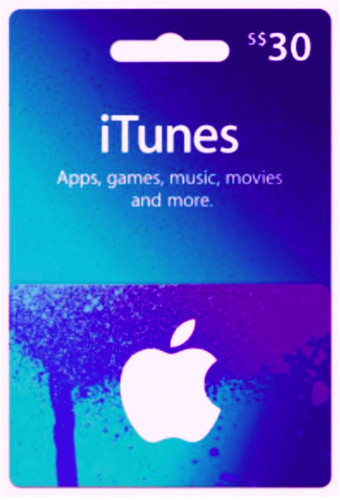 iTunes 30 SGD