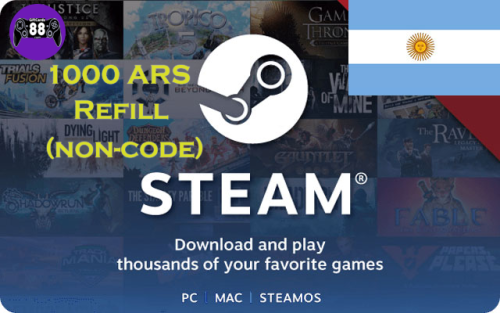 Steam 1000 ARS (refill)